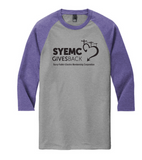 Dm136 District ® Perfect Tri ® 3/4-Sleeve Raglan "SYEMC Gives Back"