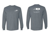 State Design (One Color) Long Sleeve T-Shirt 50/50 Dri Blend