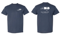 State Design (One Color) Short Sleeve T-Shirt 50/50 Dri Blend 8000