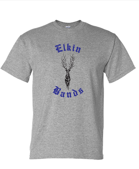 CUSTOM BACK Elkin Bands Gildan - DryBlend T-Shirt - 8000 & 8000B