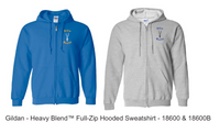 Elkin Band Gildan - Heavy Blend™ Full-Zip Hooded Sweatshirt - 18600 & 18600B