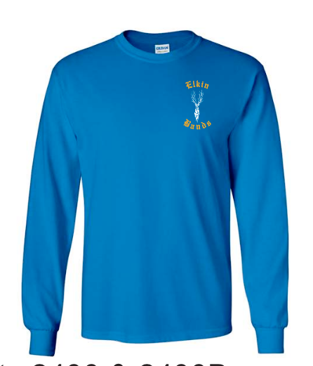 Elkin Bands Gildan - Ultra Cotton® Long Sleeve T-Shirt - 2400� & 2400B